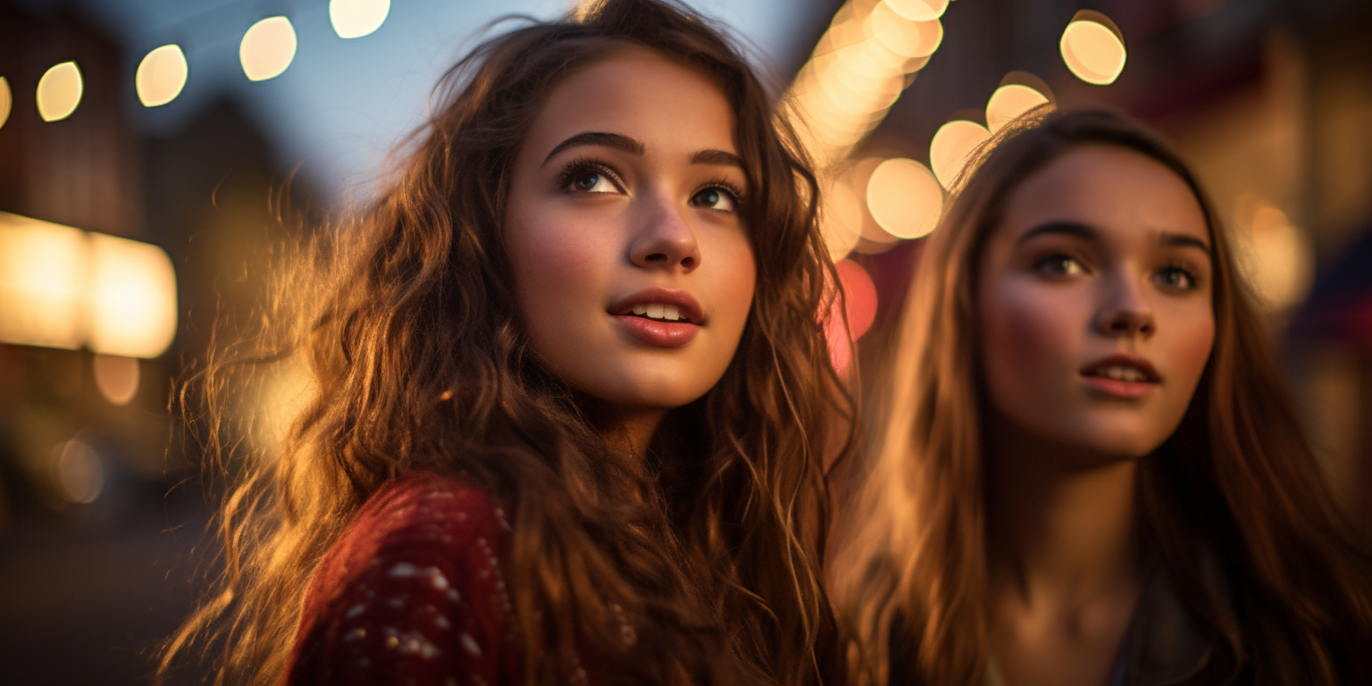 Parent and teen daughter sharing a moment of understanding and connection.